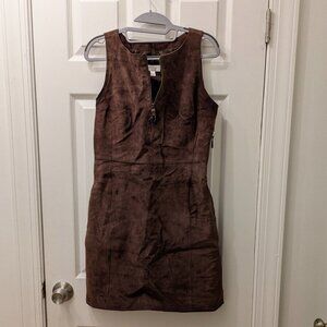 Isaac Mizrahi for Target - Brown Suede Sleeveless Dress - Size 6